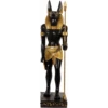 Ancient Egypt Anubis Stehend Ca. 20 Cm Handbemalt Dekogegenstand Ägypten MC90000 -Spielzeug Verkauf MC 90000 NEUES BILD 2