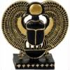 Ägyptischer Scarabeus Stehend Schwarz/gold Handbemalt Dekogegenstand MC90018 -Spielzeug Verkauf MC 90018 NEUES BILD 2