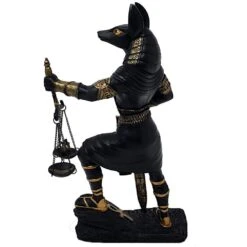 Ägyptische Anubis Figur Mit Schale Ca. 26cm Handbemalt Dekogegenstand MC90178 -Spielzeug Verkauf MC 90178 NEUES BILD 3
