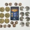 Legendary Metal Coin Set Drow - Metall Münzen Drow (24 Stück) -Spielzeug Verkauf Muenzen Drow