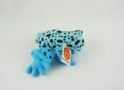 Teddy Hermann 92030 Frosch Blau Plüsch Kuscheltier Ca 13cm -Spielzeug Verkauf P1280236