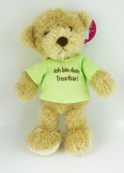 Schaffer 2180 Teddy Luca Mit T-Shirt "Ich Bin Dein Trostbär!" Ca 18cm Plüsch -Spielzeug Verkauf Schaffer 2180 Teddy Luca mit Shirt 2