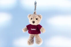 Schaffer 2524 Schlüsselanhänger Teddy Mit T-Shirt Danke Ca 11cm Plüsch