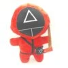 Traffic Agent Squid Game Plüsch Kuscheltier Plüschfigur Ca 20cm - Dreieck -Spielzeug Verkauf squid dreieck